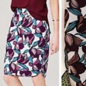 PENCIL SKIRT: Tulip Pattern